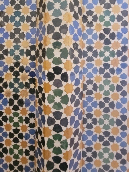 Azulejos de l'Alhambra à Grenade